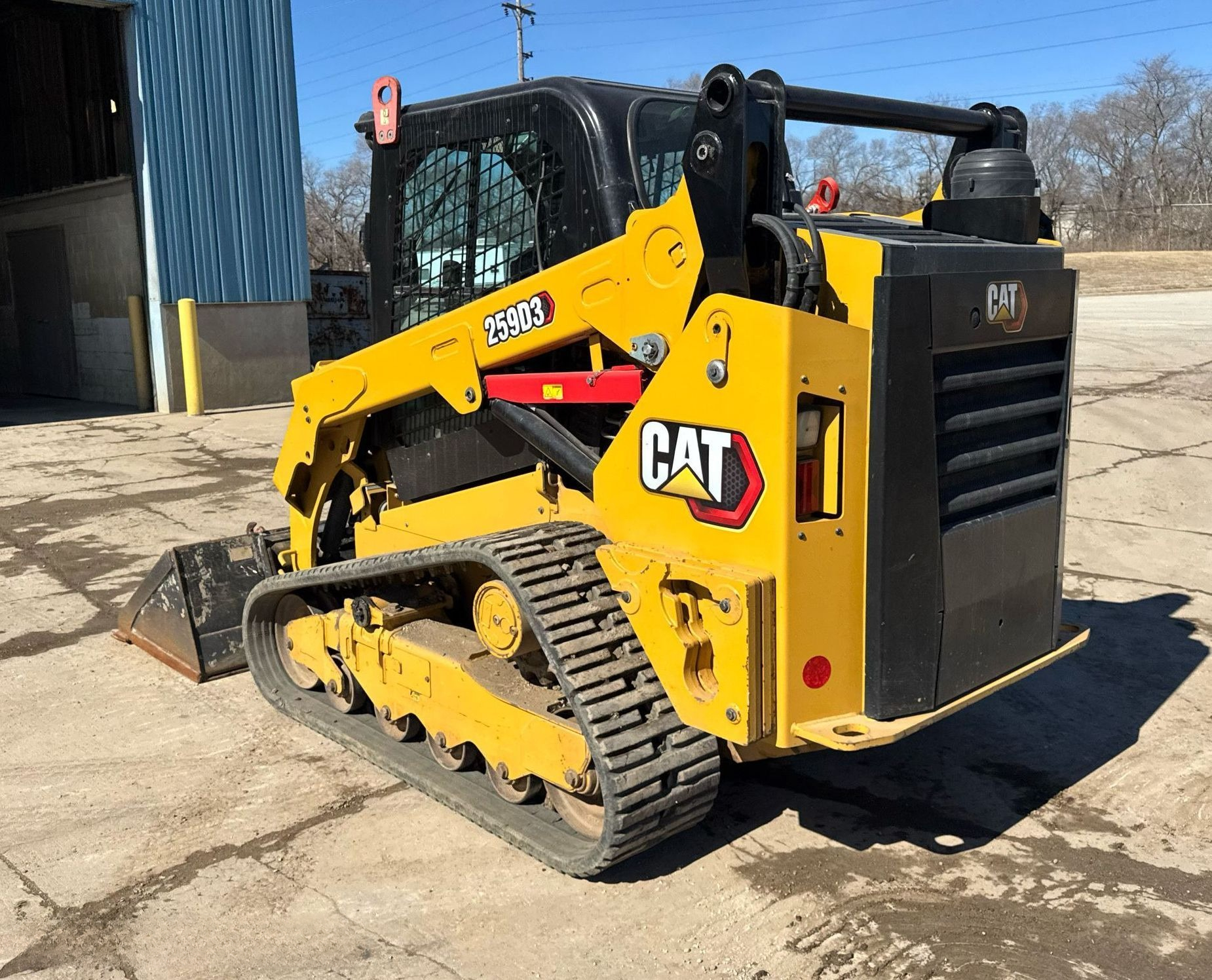 2022 Caterpillar 259D3 Tracked Skid Steer Loader thumbnail 4
