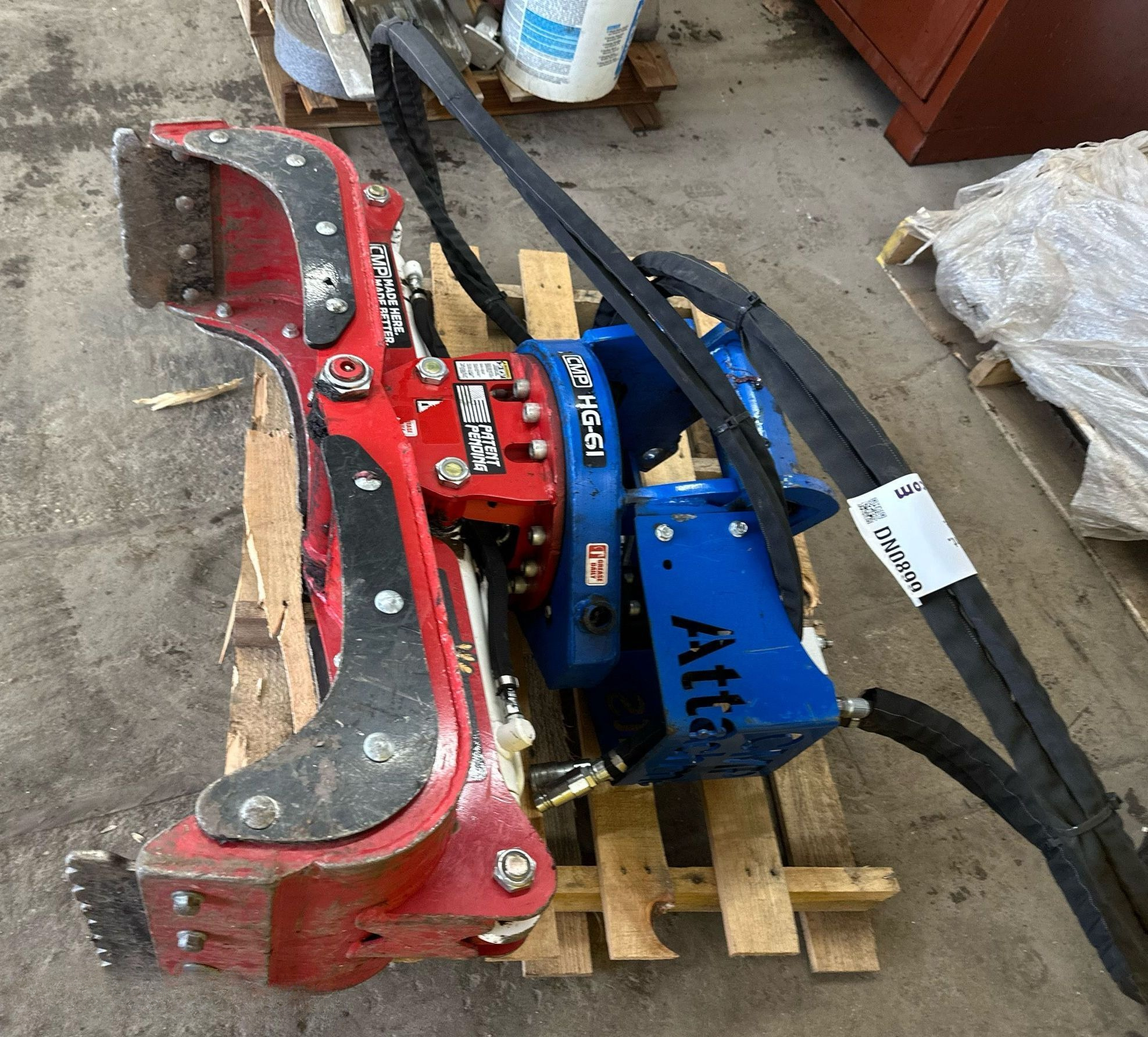CMP HG61 Rotating Excavator Grapple thumbnail 6