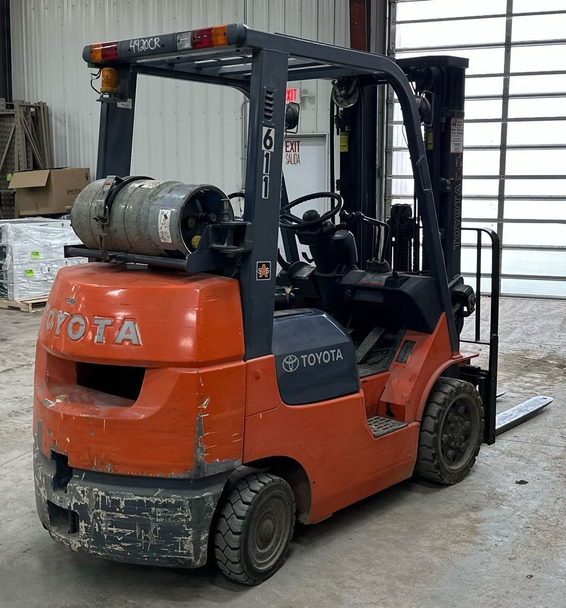 2015 Toyota 7FGCU25 Forklift thumbnail 3